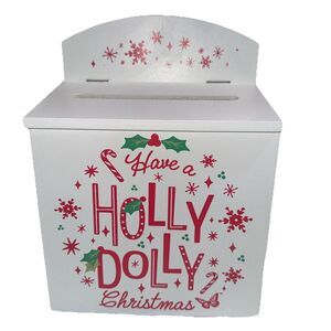Dolly Parton Dollar General Holly Dolly Christmas Butterfly Mailbox DC25 New